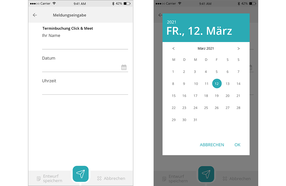 Terminbuchung-Click-and-Meet-mobile-App-Notyfirst